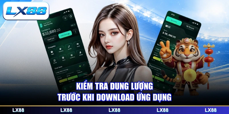 Kiểm tra dung lượng trước khi download ứng dụng