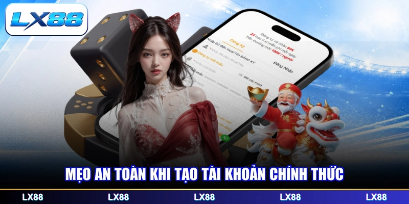 Mẹo an toàn khi tạo tài khoản chính thức